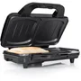 Tristar Sandwichera SA-3060, 900W, Placas Forma de Concha para 2 Sándwiches Extragrandes, Recubrimiento Antiadherente, Compacta, Color Negro